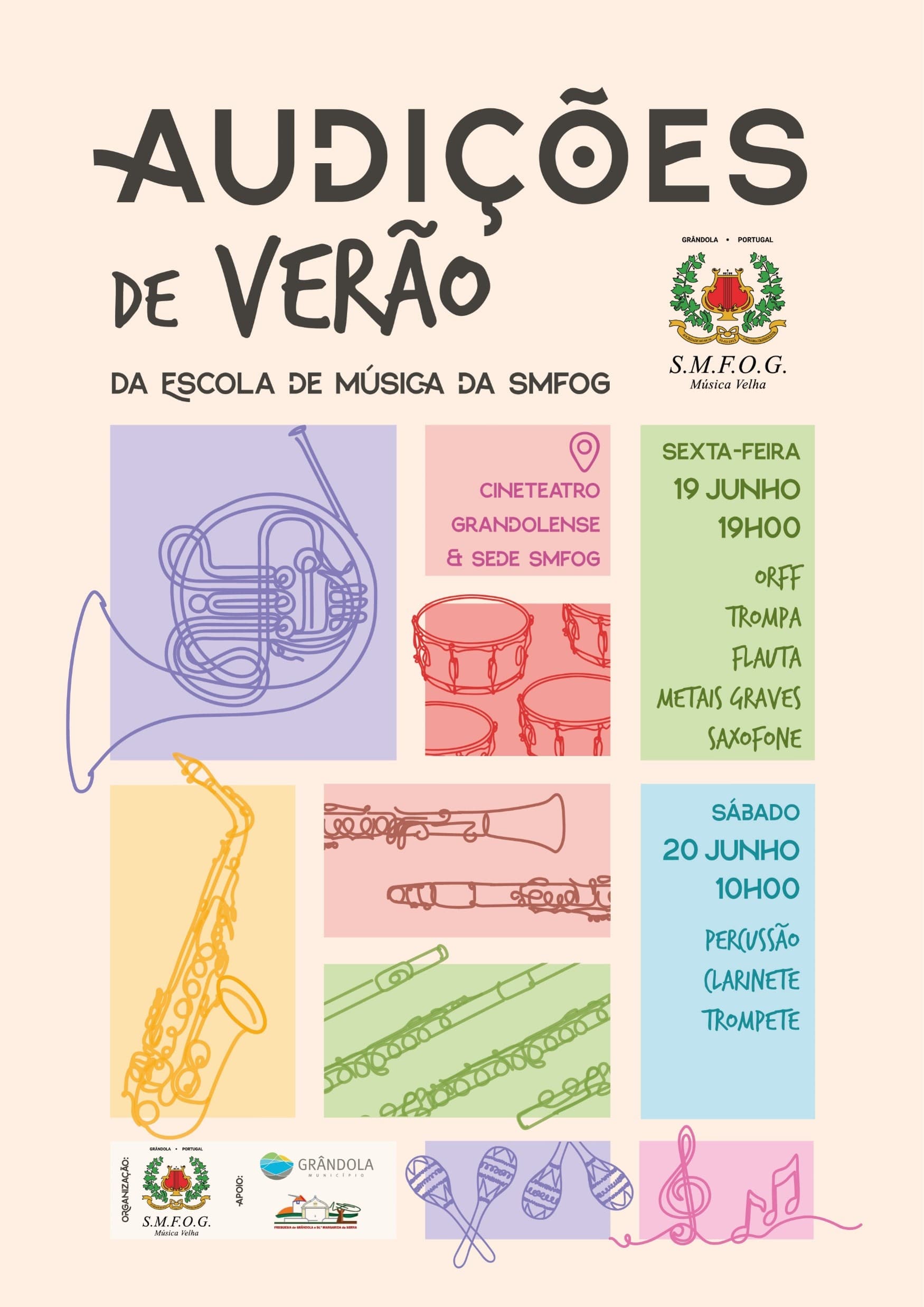 Escola de Música da SMFOG | Audições de Verão — galeria